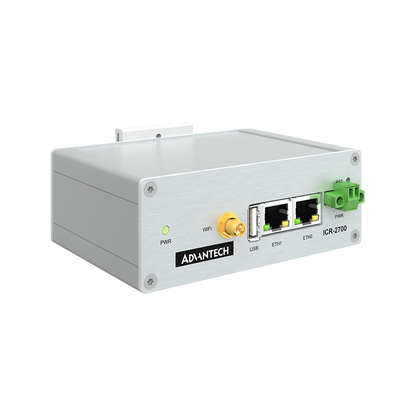 LAN Router, 2× ETH, USB, WiFi, Metal, EU Power Supply